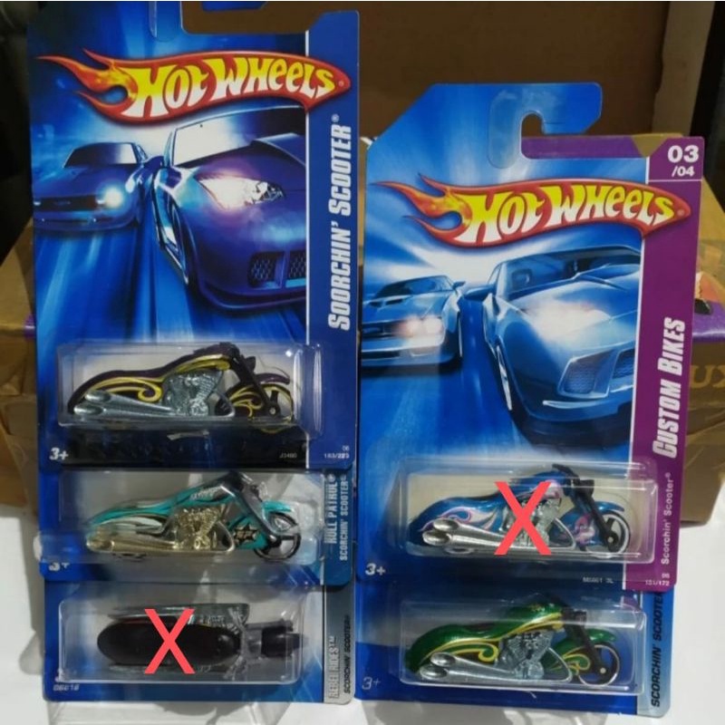 Hot Wheels Scorchin Scooter (harga per pcs)