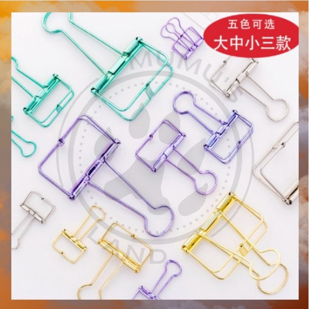 

Cute Photo Decorative Metal Quality Binder Paper Clips Desk Office School Supplies
