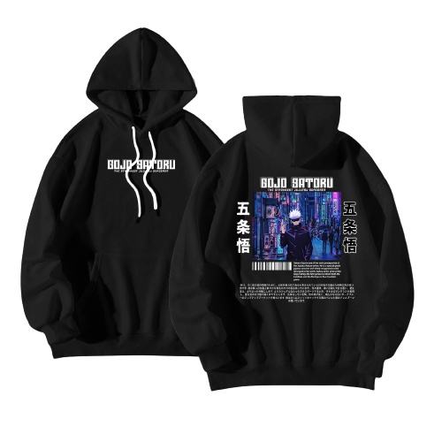 Hoodie Cowok Keren Anime Jujitsu Kaisen - Gojo SatoruGojo Satoru
