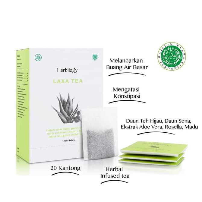 

Herbilogy Laxa Tea Penurun Berat Badan Teh Herbal Pelancar Bab