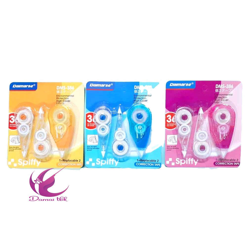 

Correction Tape Daimarse DMS-386 TIP-EX KERTAS KERING / TIP-EX PITA