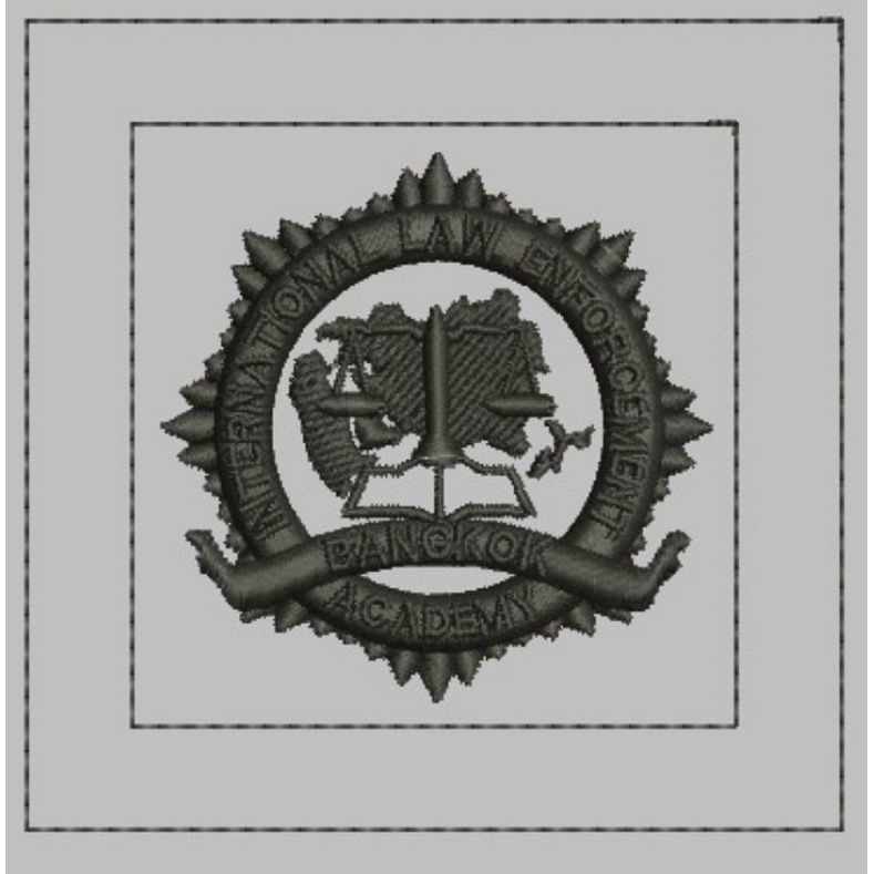 File emb wilcom bordir logo pin brevet bangkok academy