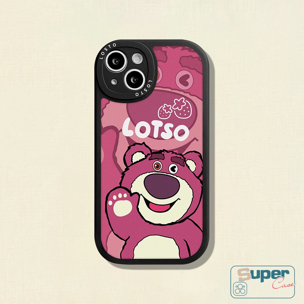 Kartun Lucu Toy Story Strawberry Bear Soft Case Samsung A13 A04 A50 A50s A03 A23 A04s A12 A22 A53 A03s A52 A52s A73 A32 A21s A30s A33 A20s A02s A31 A10s A20 M23 A72 A71 A51 A11