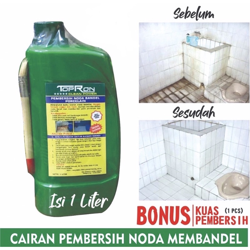 PEMBERSIH KERAK TOPRON Clean Power Pembersih keramik kamar mandi kerak membandel