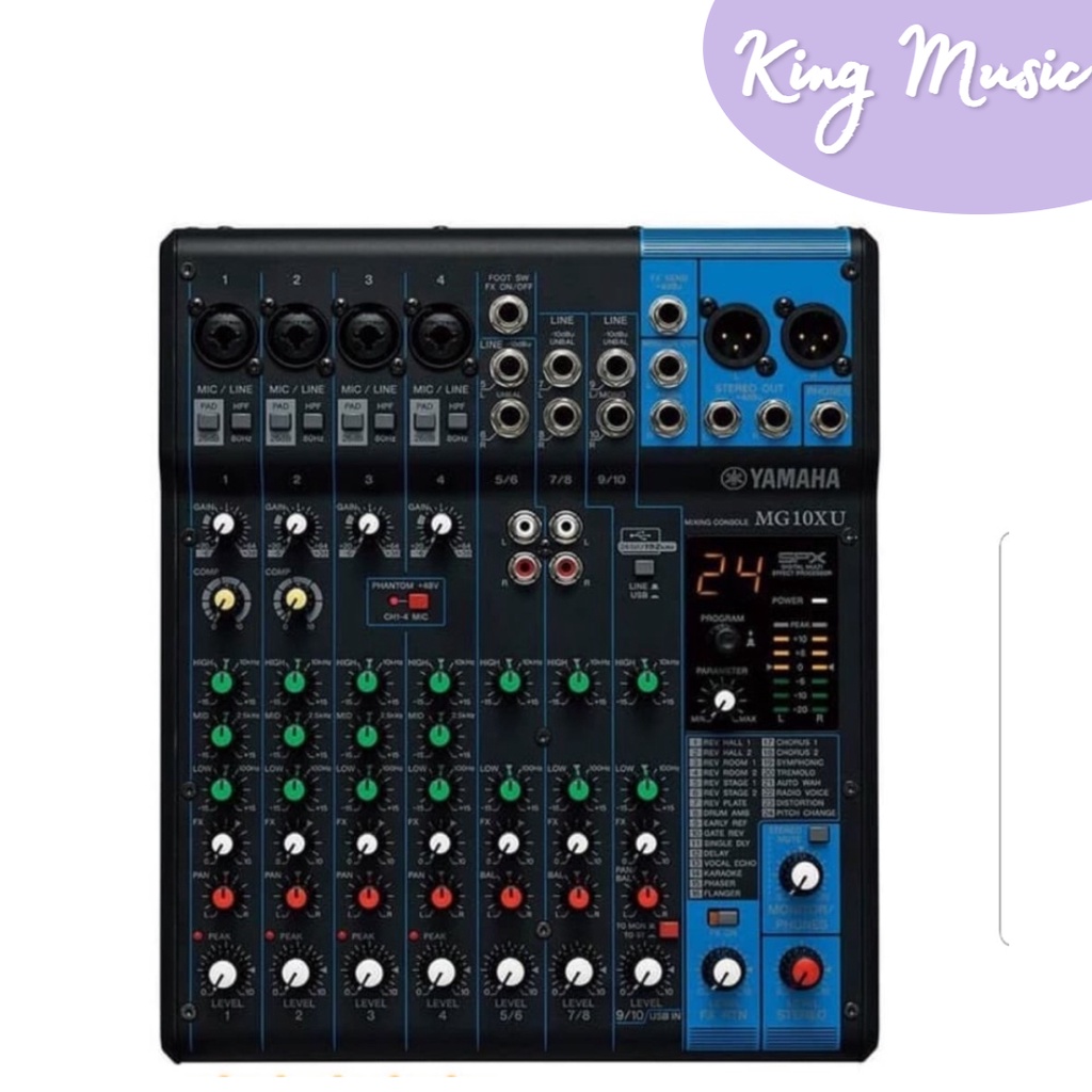 Mixer Yamaha MG 10 XU / MG 10XU Mixer Audio GRADE A++ .