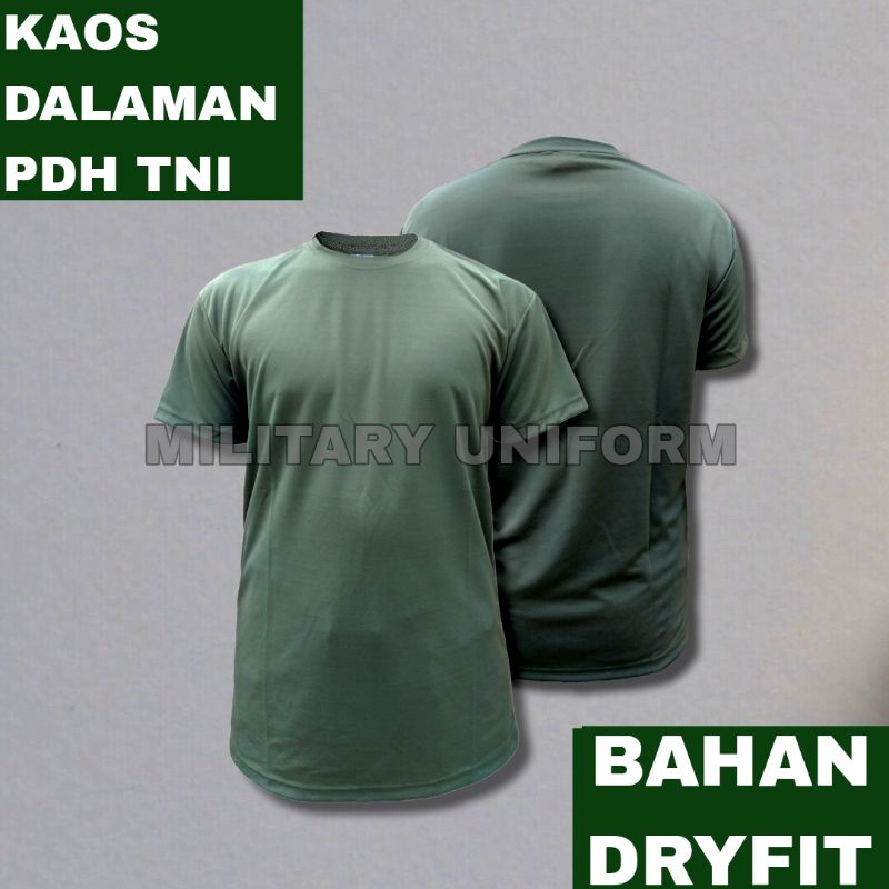 KAOS PDH PDU PDL TNI KAOS DALAMAN PDH TNI DRYFIT PREMIUM TARGET