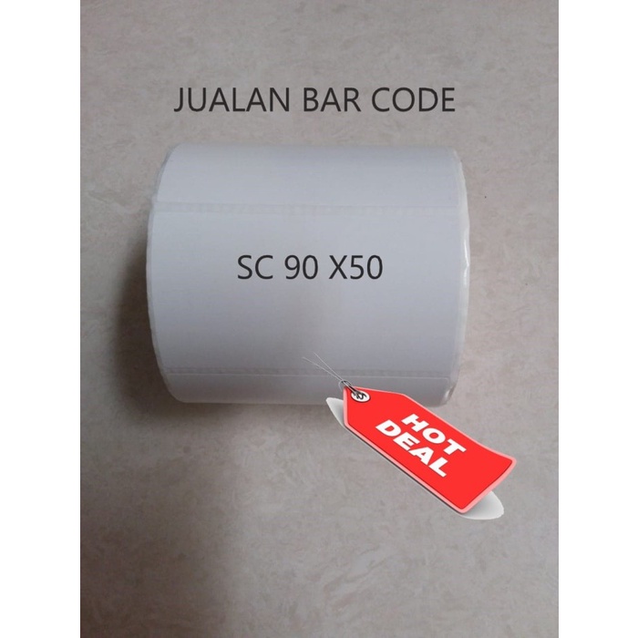 

STIKER LABEL BARCODE UK 90X50 1 LINE 1000 PCS
