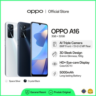 OPPO A16 3GB/32GB [13MP Triple Camera, HD+ Eye-care Display, 5000mAh]