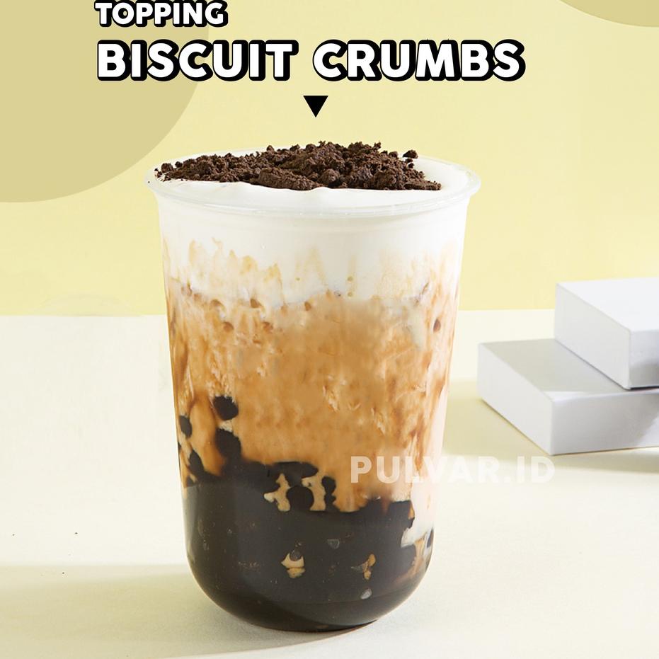 

BRANDS FESTIVAL TOPPING BISCUIT CRUMB / REMAHAN BISCUIT / TOPPING BLACK CRUMBS / REMAHAN CRUMB HALUS / BISCUIT CRUMB KASAR 500GR grosir