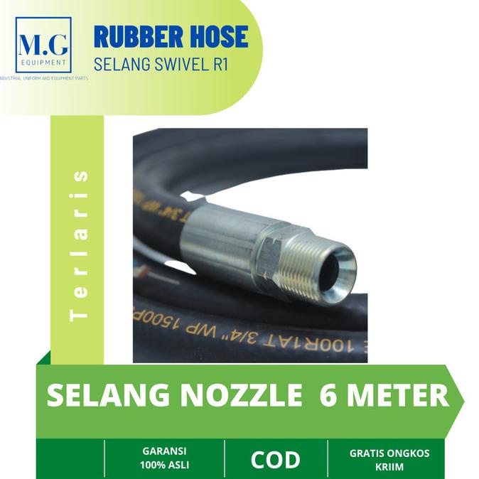 Selang nozzle 6 Meter/ selang dispenser spbu - peralatan spbu
