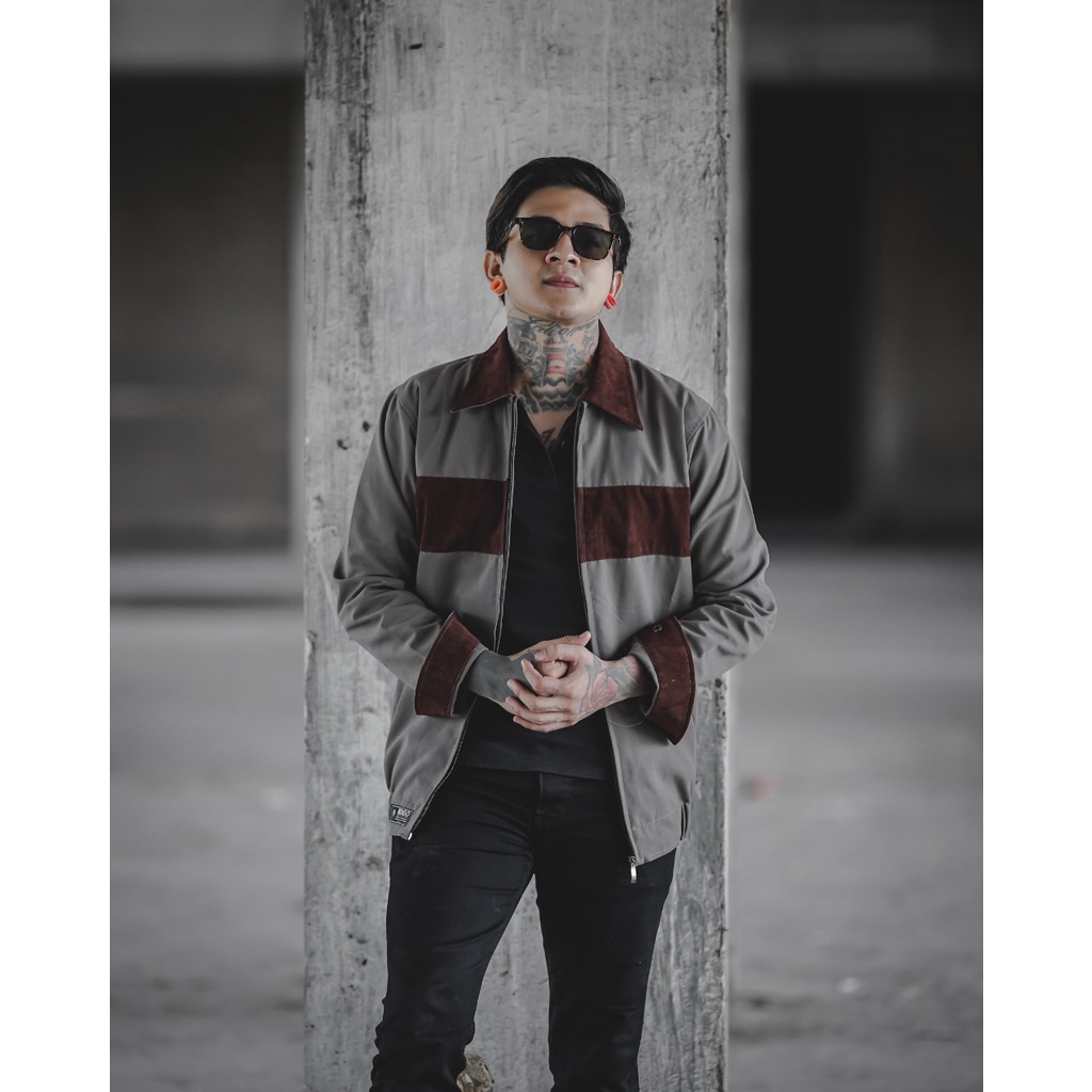 Casual Jacket - Jaket Pria Casual Basic Canvas / Jacket Pria Bahan Canvas Premium Orginal Indigo Ter