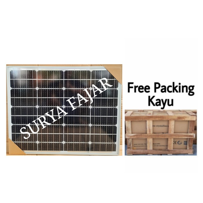 Solar Panel Solar Cell Panel Surya 50wp Monocrystalline 60wp Mono