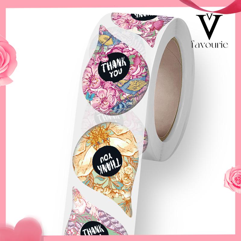 COD1 roll (500 pcs) Stiker Label Tulisan Thank You For Your Order Stiker Packing  Stiker Craft-FA