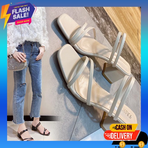 Sendal Hils Wanita Import High Heels Heals Hak Kaca Tahu Pesta Kondangan Import Sandal Haihils Wanit