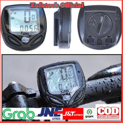 Speedometer Sepeda Wireless Display LCD - SD-548C - Black