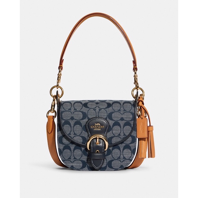 Coach Kleo Shoulder Bag 17 In Signature Chambray (C8512)