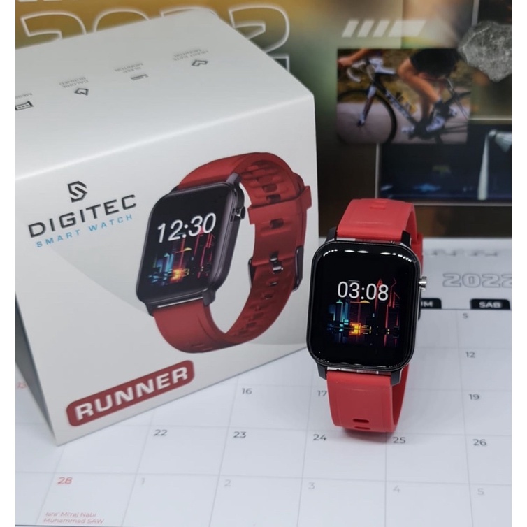 [ORIGINAL 100%] SMARTWATCH DIGITEC RUNNER FITUR LENGKAP