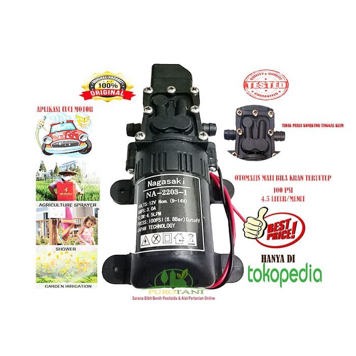 Dinamo 12v Nagasaki Pompa DC 12 Volt 3A