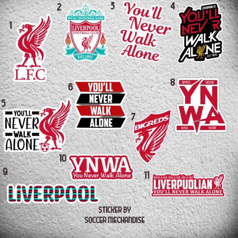 

[O-T8T ➸] Stiker Pack Bola Liverpul-kekinian