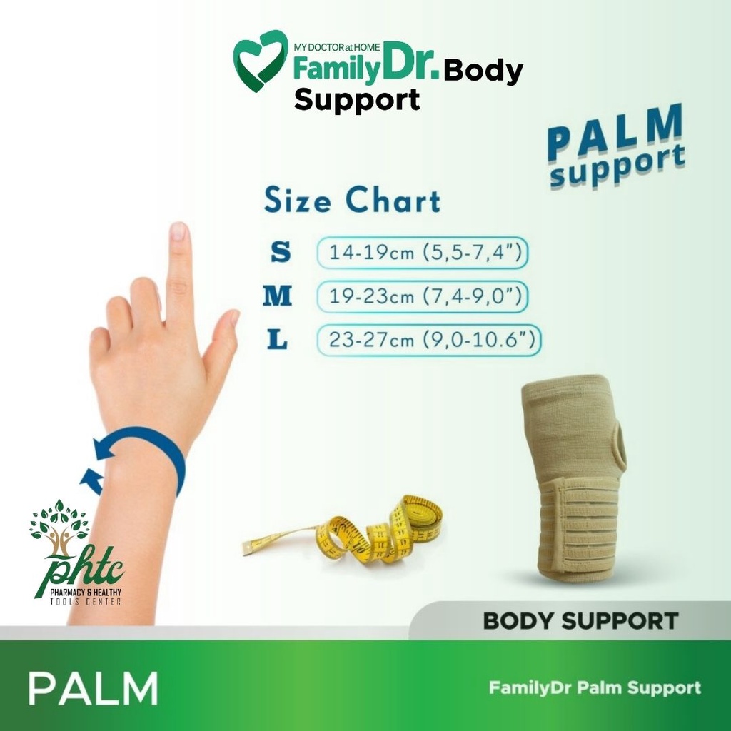 FamilyDR Palm Support Basic l Pelindung Pergelangan Tangan Family Dr Body Support