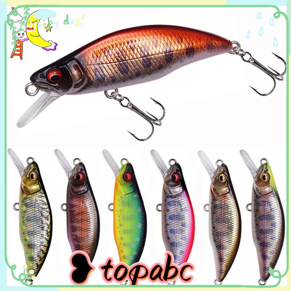 Umpan Tenggelam TOP 64mm 7.6g Crankbaits Getaran Umpan Casting Panjang Bermanfaat
