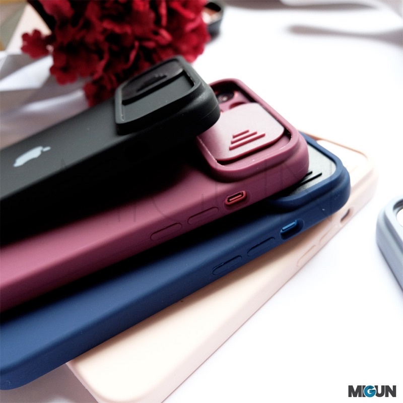 (3) Slide Premium Silicone Case for iPhone 11 12 13 14 PLUS MINI PRO PROMAX X XS XR XSMAX 7 8 SE2020 7plus 8plus