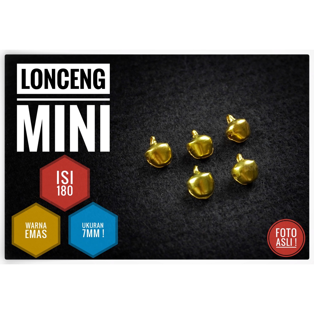 bel / lonceng / kerincingan kecil 7mm