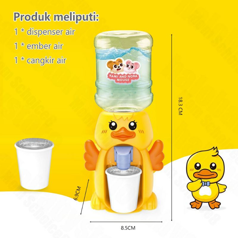 DISPENSER MINI ANAK KARAKTER GALON DISPENSER MINI SIMULASI AIR MINUM ANAK MAINAN ANAK GALON MINI MAINAN EDUKASI BANJARMASIN