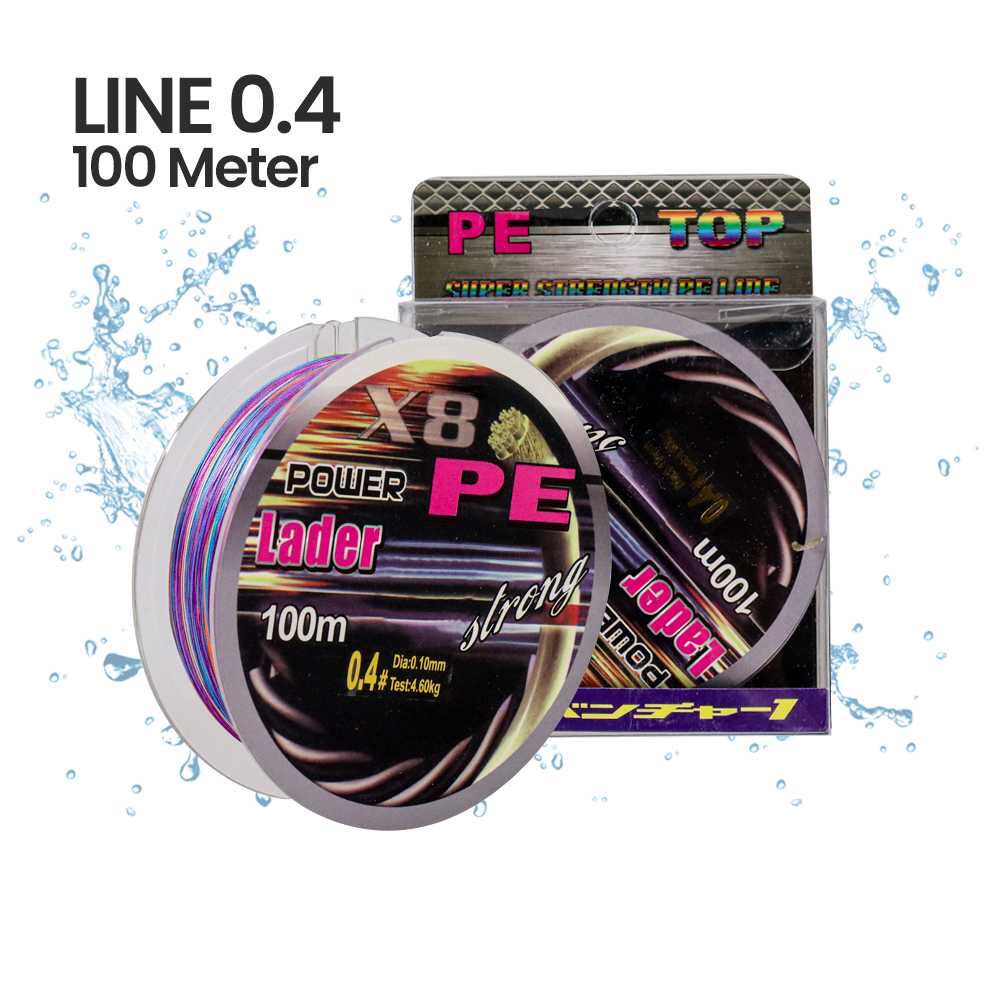 ZERO SENAR PANCING SUPER PE X8 SENAR PANCING SUPERKUAT PE XO BRAID LINE 100 METER