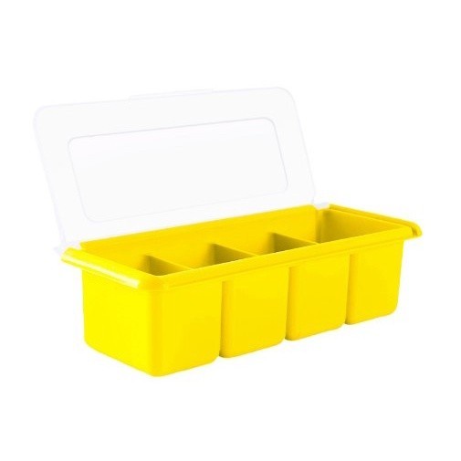 Tempat Bumbu isi 4 Sekat Model Persegi