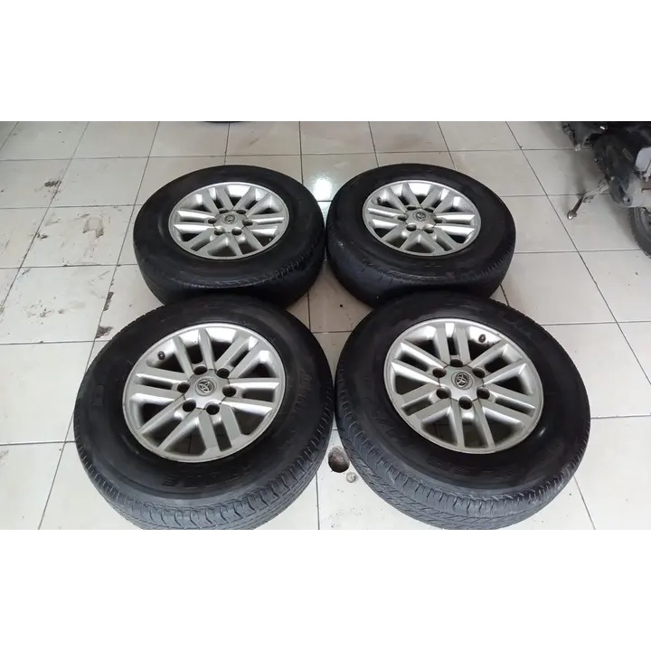 Velg mobil bekas murah fortuner ring 17 ban 265 65 17 bridgestone