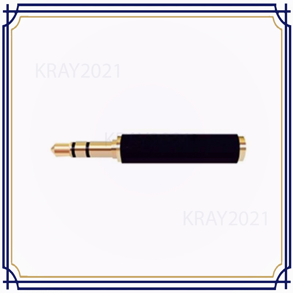 Konverter Audio AUX 3.5mm 4 Pole to 3 Pole Male to Female -CB013
