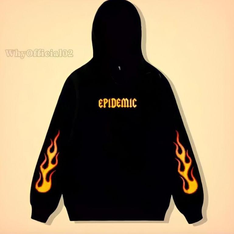 (New)[Y18W]✪| SWEATER HOODIE WARNA HITAM PREMIUM LOKAL EPIDEMIC API trending