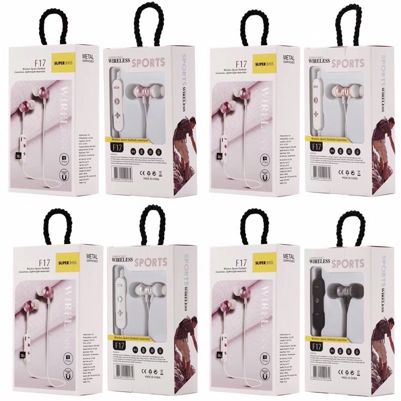 Headset  Earphone  Bluetooth For IOS /Android F-17