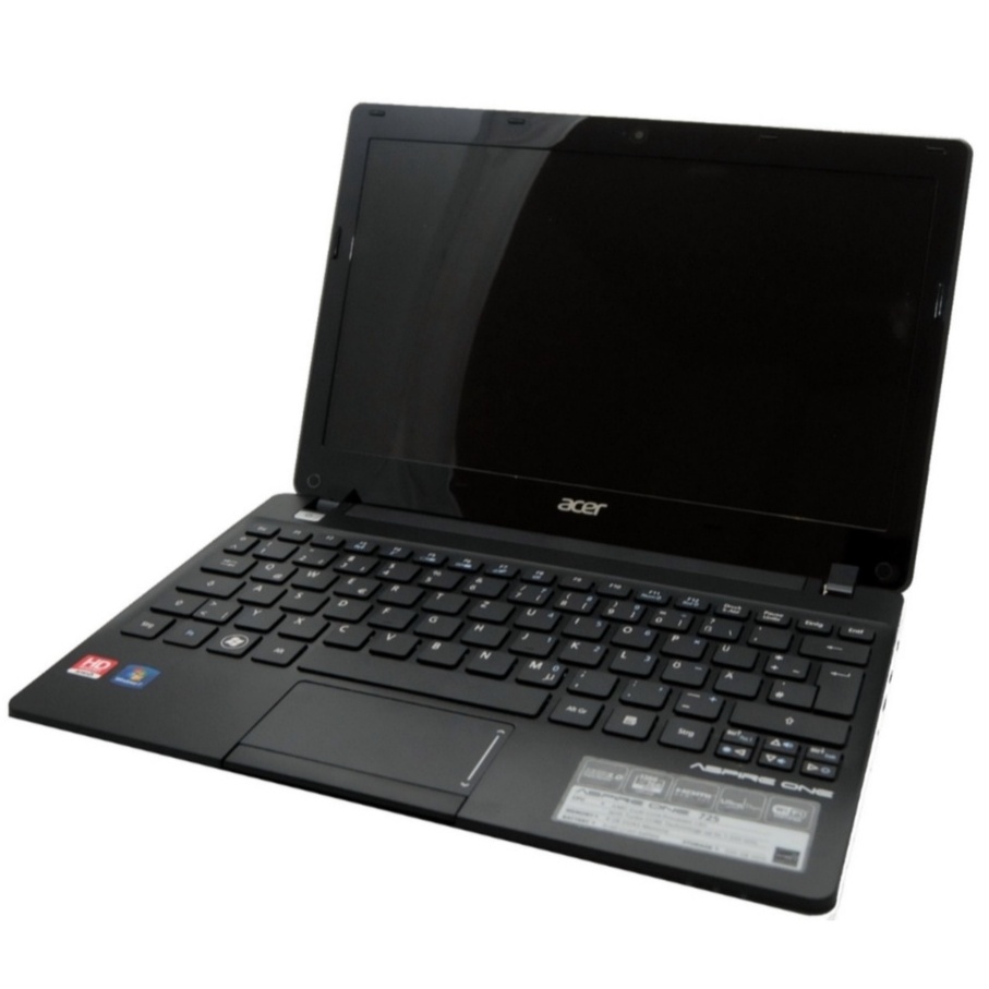 Laptop Acer aspire one 725 Amd c70 RAM 4GB HDD 320GB Second bergaransi murah