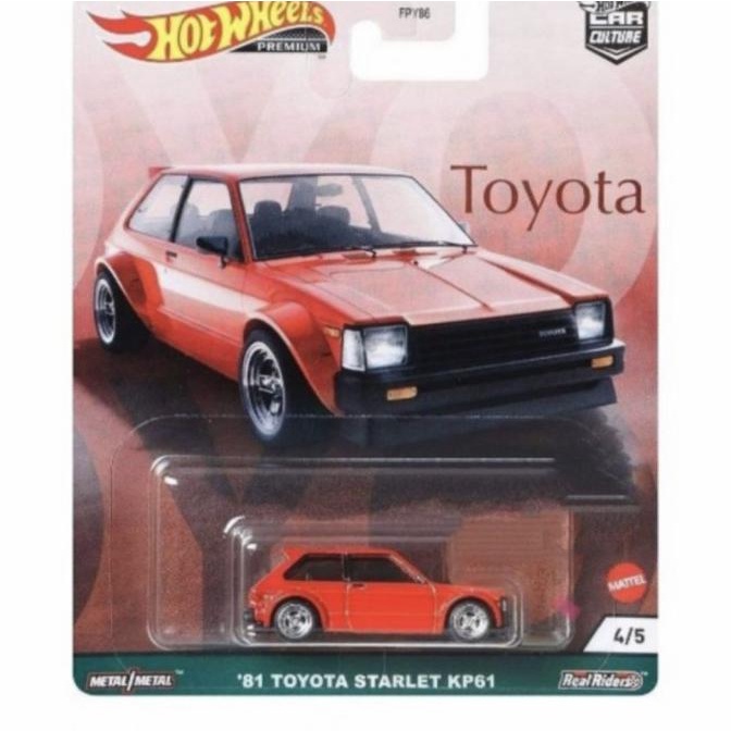 Hotwheels JDM Toyota Starlet