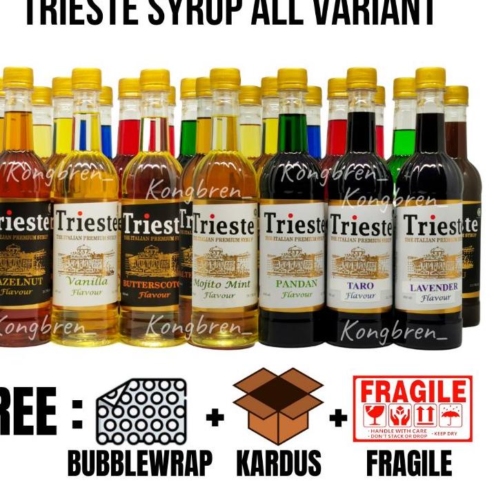 

Diskon✔️Sirup Trieste Italian Premium Syrup - Varian Coffee Flavours - 650 ml|SQ7