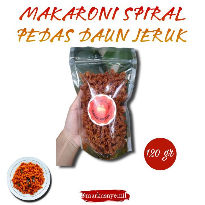 

Makaroni spiral pedas rasa daun jeruk (140 gr)