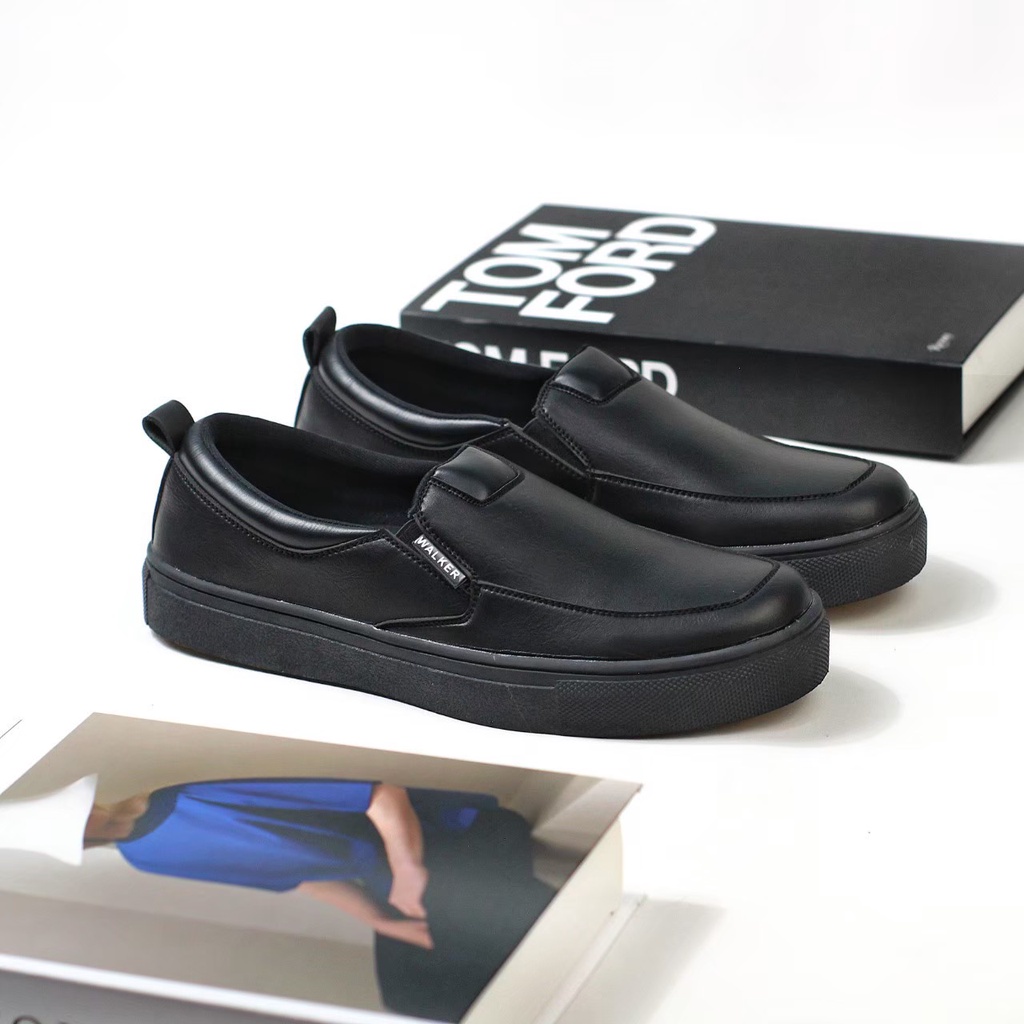 BURAY X SEPATU SLIP ON PRIA LOAFER DEWASA KULIT PU ASLI PREMIUM CASUAL KASUAL FORMAL PANTOFEL PRIA KERJA KANTOR SEKOLAH KULIAH GURU PNS PESTA RESMI NYAMAN || SEPATU SLIP ON PRIA PANSUS BERKUALITAS FASHION TRANDY