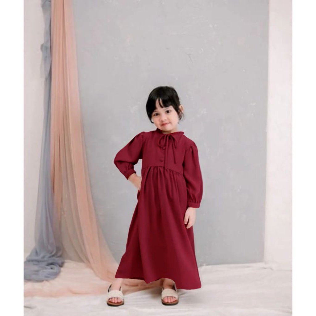 FenishaStore Dress Anak Perempuan JEALITYA  MAXI Kid’s Terbaru