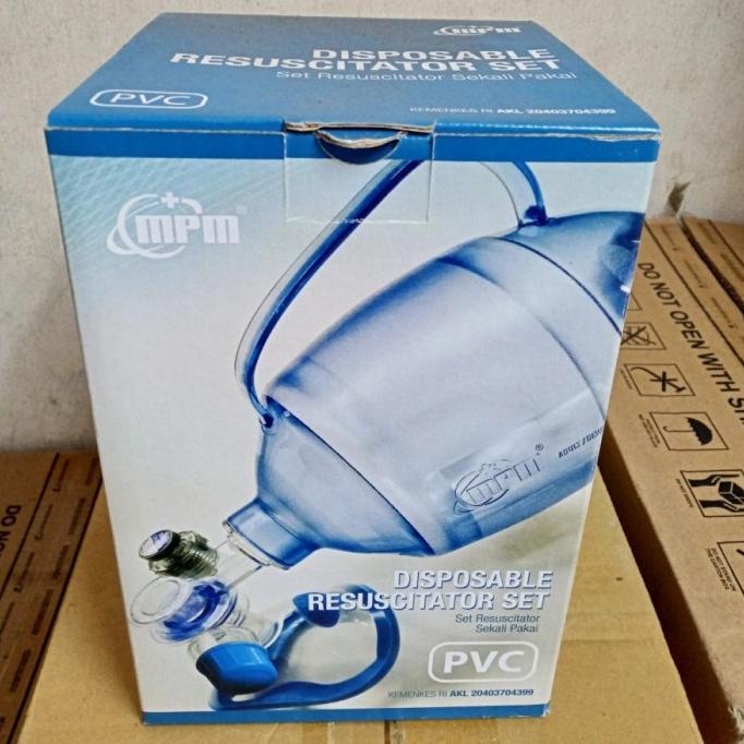 Ambubag PVC dewasa adult MPM / Resuscitator set Hand Strap BE-2503