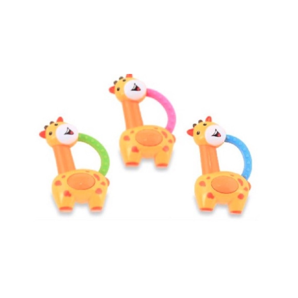 Lusty Bunny Chew Toy Giraffe Rattle Teether Mainan Gigitan Bayi DT-7102