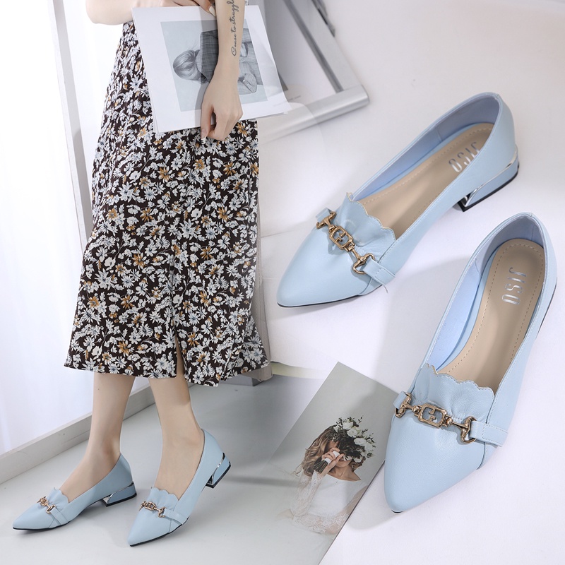 JISO RYONA MOMO-60 Sepatu Kerja Wanita Heels 3cm Import