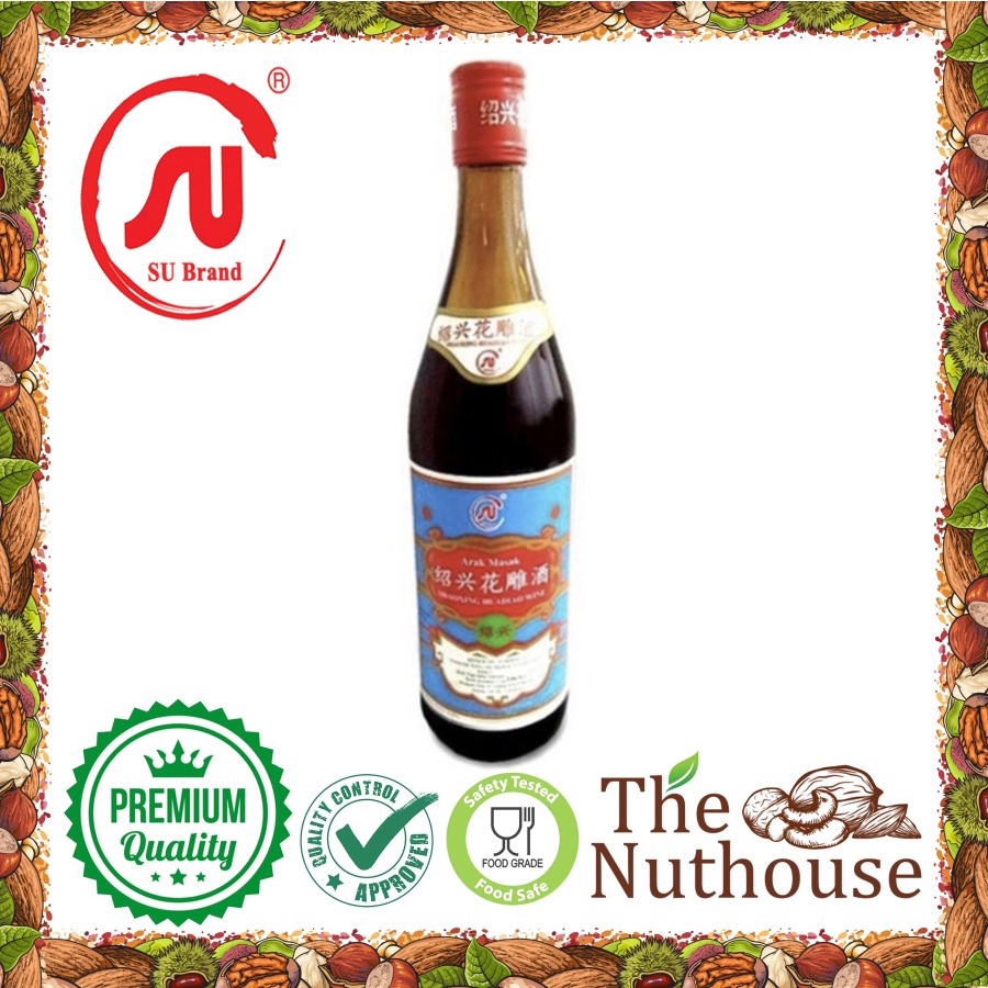 SU Brand - ShaoXing Huadiao Cooking Wine / Arak Masak Penyedap 640ml