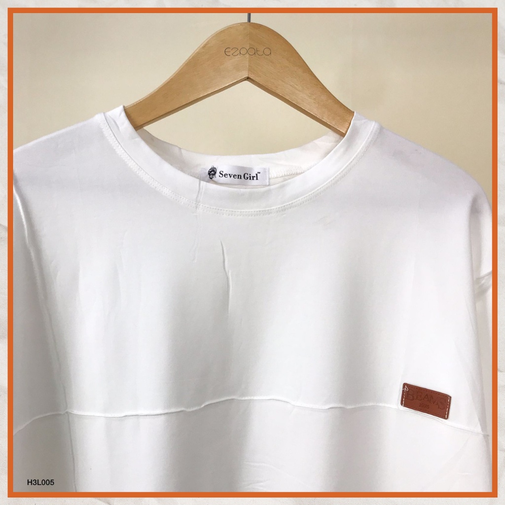 Ezpata Kaos Sweater Polos Wanita Lengan Panjang Bahan Katun Import Kualitas Premium LD 120cm Harga Termurah