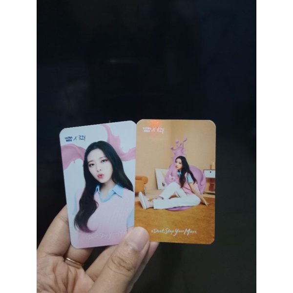 photocard itzy x ultramilk