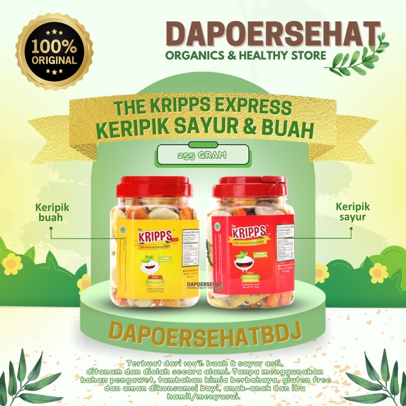 

THE KRIPPS EXPRESS - Keripik Sayur / Buah 255gr