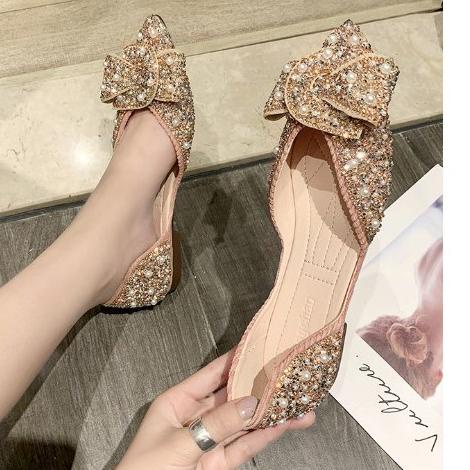 Terlaris [MAMASILO] SEPATU PESTA FLAT SHOES BLINK COUPLE IBU DAN ANAK IMPORT/SEPATU PESTA WANITA IMP