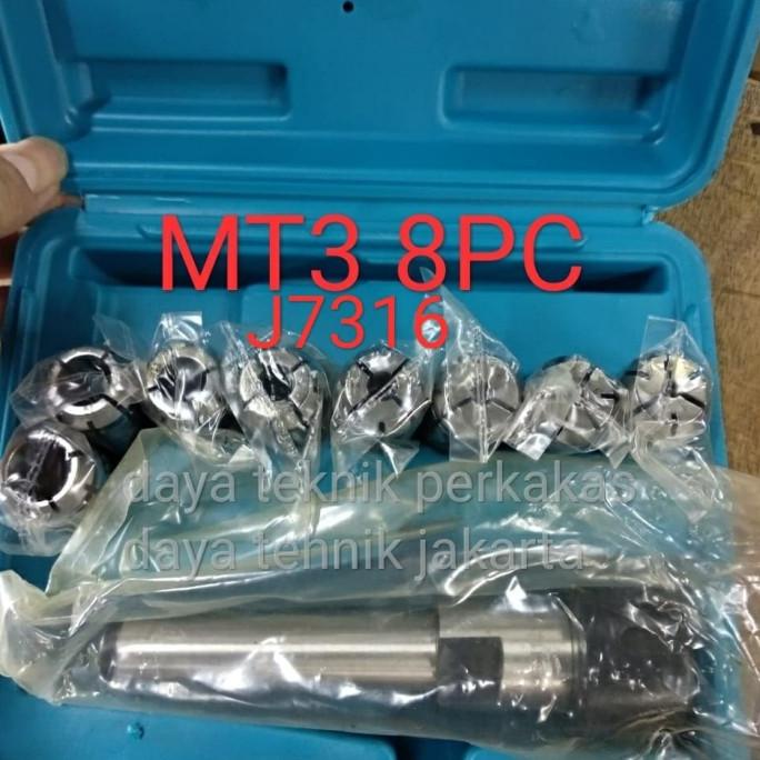 collet set MT3 8 PC arebore MT3 8pc - mt3 collet milling 8pc promo