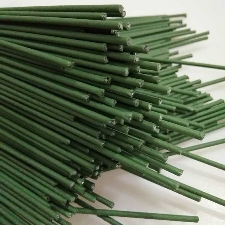 AGG-278 Kawat Tangkai Bunga Artificial 2MM Floral Wire Plastik Premium Florist Kawat Hijau Polos Tangkai Mawar